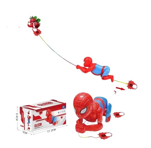 Spider-Man Climbing Rope Toy with Interactive Moving Arms and Legs for Kids
