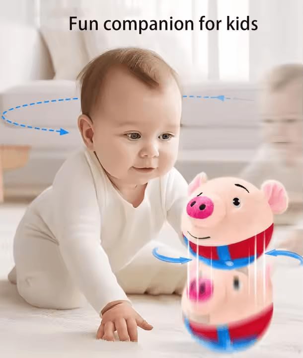 Dancing and Singing Piglet Plush Toy Ð Interactive Moving Soft Stuffed Toy with Music and Motion for Kids