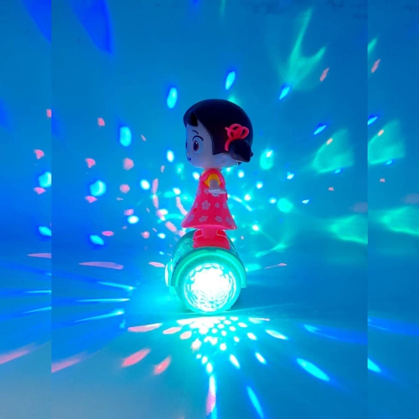 360¡ Dancing Girl Toy Ð Rotating Bump and Go Doll with Music and Lights for Toddlers (Batteries Not Included)