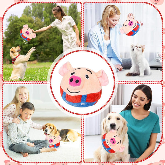 Dancing and Singing Piglet Plush Toy Ð Interactive Moving Soft Stuffed Toy with Music and Motion for Kids