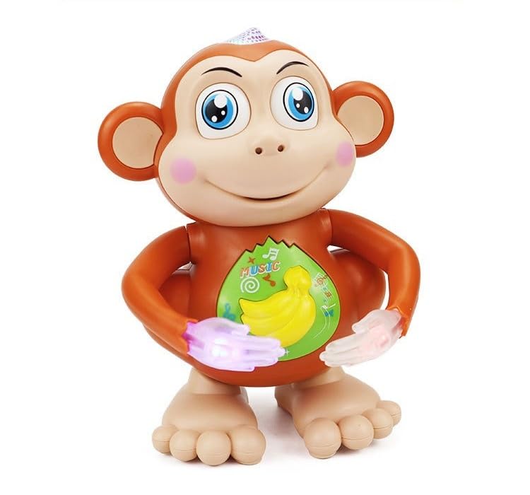 Interactive Monkey Toy Ð Dancing Moving Monkey with Laughing Sounds, Music and Blinking LED Lights