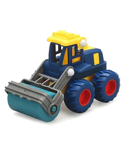 Set of 3 Push & Go Construction Vehicles Ð Unbreakable Friction Powered Toy Cars for Babies and Toddlers 1+ Years (Multicolor)