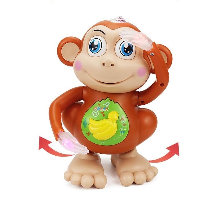 Interactive Monkey Toy Ð Dancing Moving Monkey with Laughing Sounds, Music and Blinking LED Lights