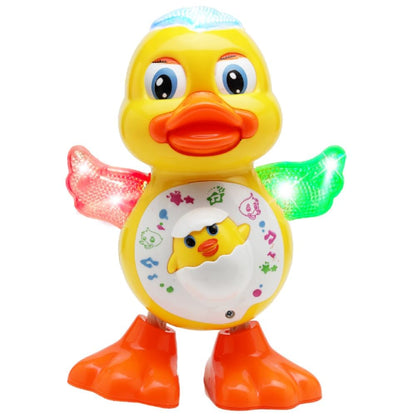 Musical Dancing Duck Toy Ð Light-Up Interactive Toy with Music and Movement for Babies and Toddlers (Yellow)