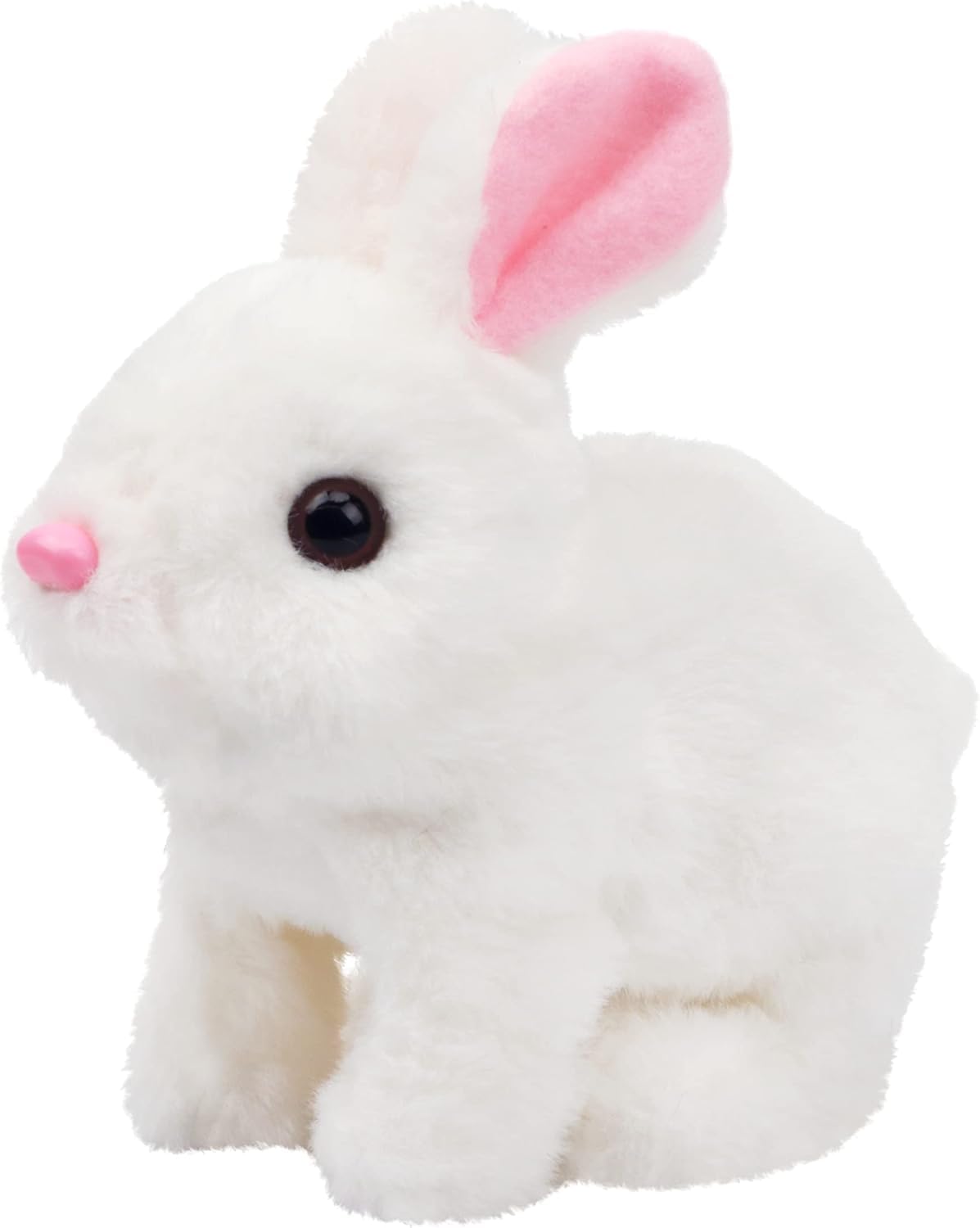 Hopping Walking Bunny Toy with Sounds Ð Interactive Jumping Rabbit with Wiggling Ears for Baby Kids