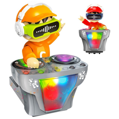 DJ Dancing Musical Robot Toy Ð Battery Operated Bump and Go Action with Sound, Music and LED Lights for Toddlers (Multicolor)