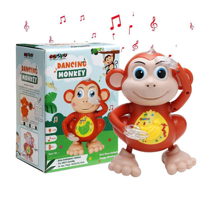 Interactive Monkey Toy Ð Dancing Moving Monkey with Laughing Sounds, Music and Blinking LED Lights