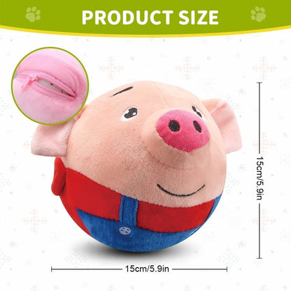Dancing and Singing Piglet Plush Toy Ð Interactive Moving Soft Stuffed Toy with Music and Motion for Kids