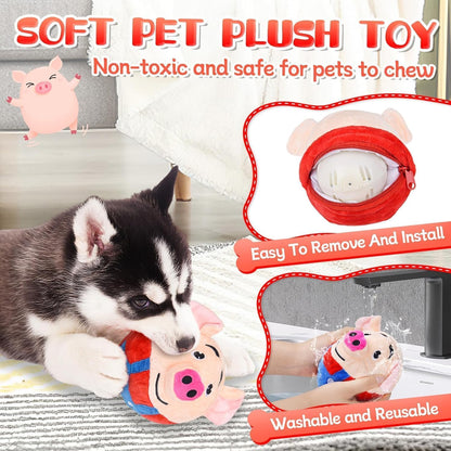 Dancing and Singing Piglet Plush Toy Ð Interactive Moving Soft Stuffed Toy with Music and Motion for Kids